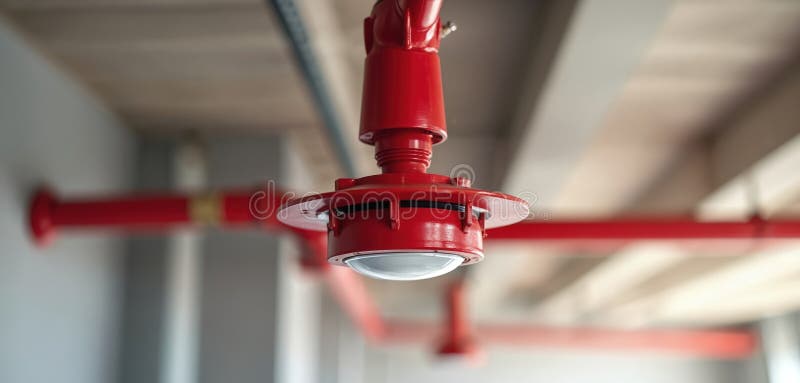 Fire sprinkler close up